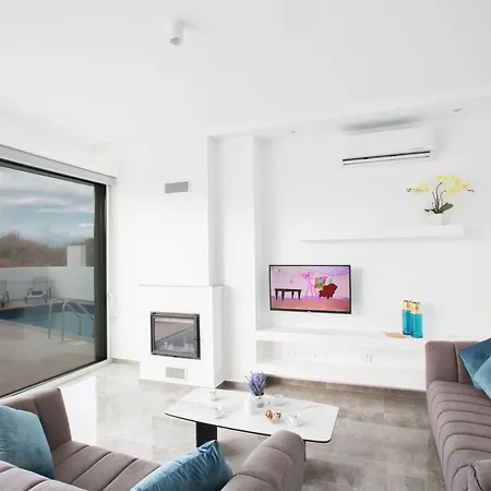 Сasa de vacaciones 2-schlafzimmer-villa Mit Pool- Dachgarten- Meerblick By Interhome Protaras
